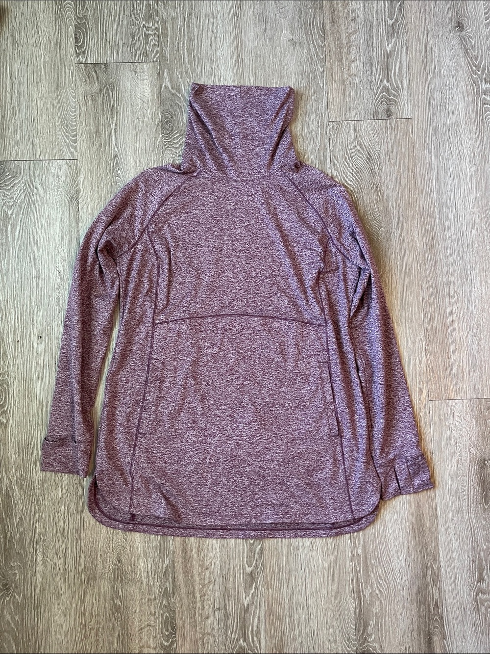 Duluth Trading Co Women's  Plushcious Funnelneck Tunic size large cozy outdoorsy